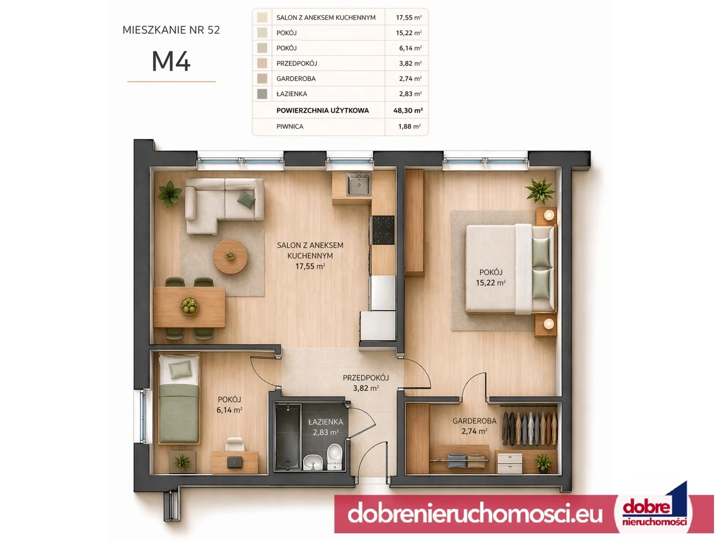 Mieszkanie na sprzedaż Bydgoszcz Kapuściska - zdjęcie 4