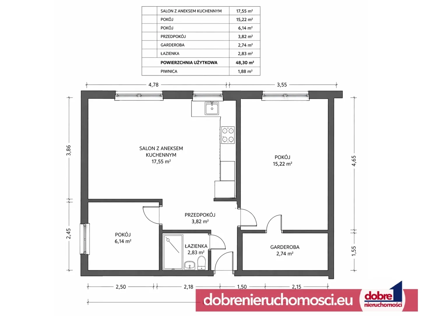 Mieszkanie na sprzedaż Bydgoszcz Kapuściska - zdjęcie 9